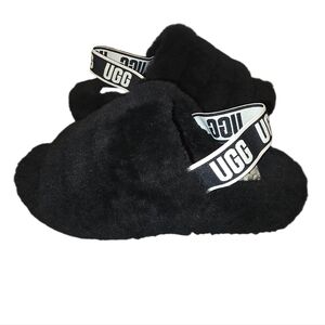 UGG Australia Fluff Yeah Slide Sandals for Women, Size US 9 - Black